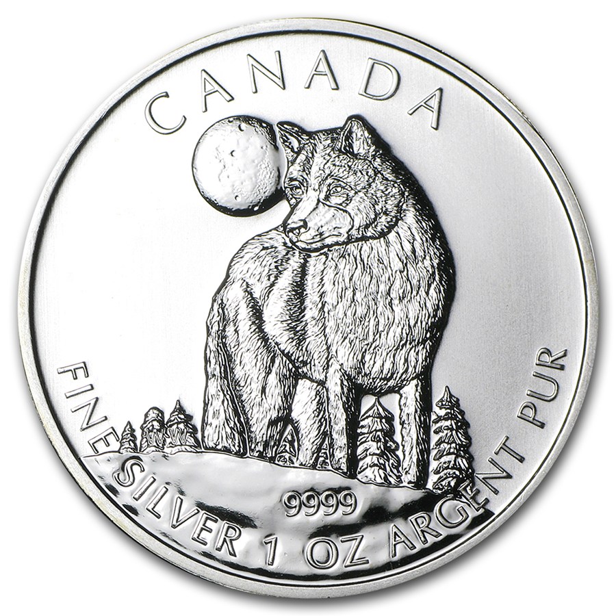 Canada Wildlife Wolf 2011-1 1 ounce silver